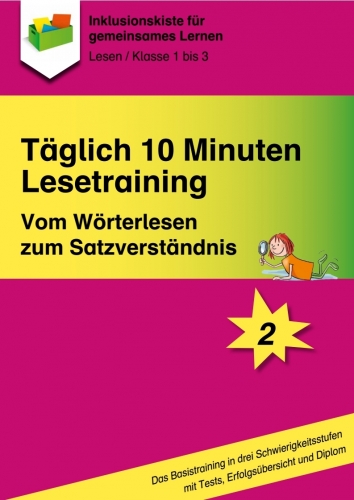 Jens Sonnenberg: Täglich 10 Minuten Lesetraining: Vom Wörterlesen zum Satzverständnis