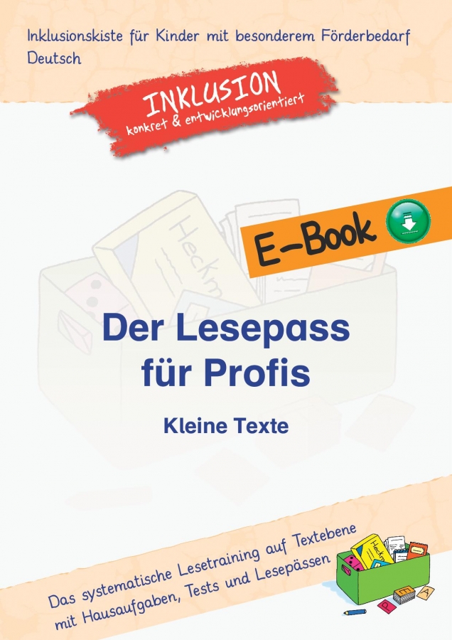 Jens Sonnenberg: E-Book Der Lesepass für Profis - Kleine Texte