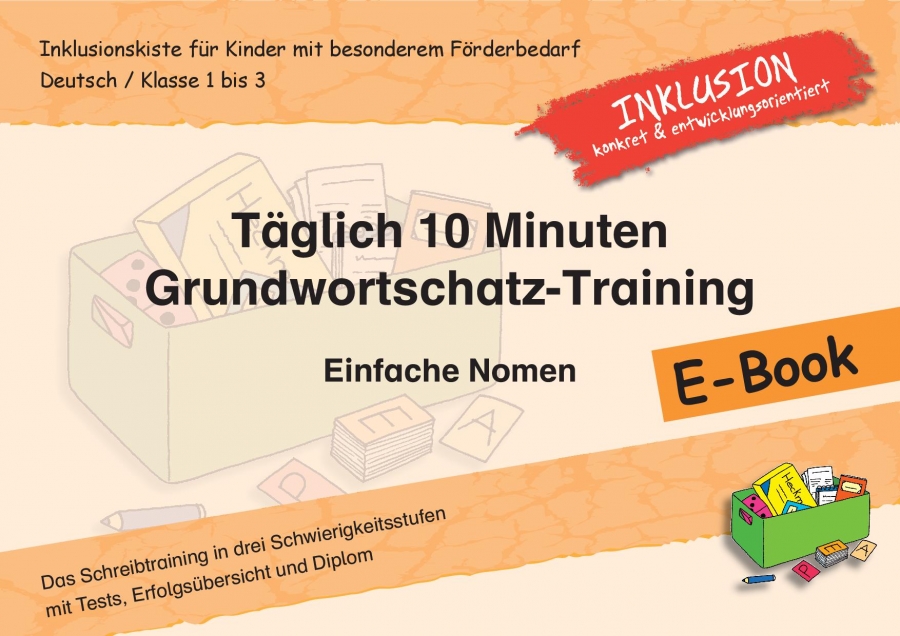 Jens Sonnenberg: Täglich 10 Minuten Grundwortschatz-Training: Einfache Nomen