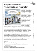 Druckfrisch: K�rperscanner im Testeinsatz am Flughafen