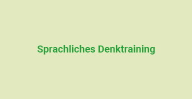 Sprachliches Denktraining