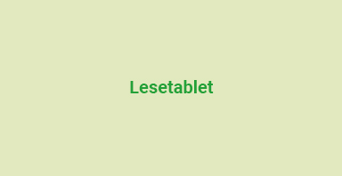 Lesetablet