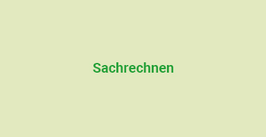 Sachrechnen