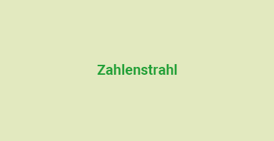 Zahlenstrahl