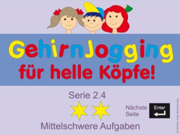 Michael Junga: GehirnJogging für helle Köpfe - Serie 2.4