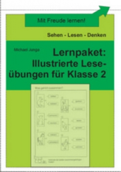 Michael Junga: Lernpaket Illustrierte Leseübungen für Klasse 2
