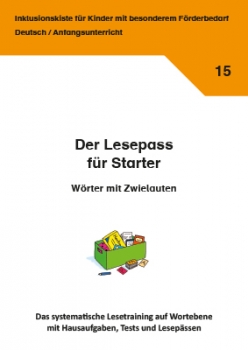 Jens Sonnenberg: Der Lesepass für Starter - Wörter mit Zwielauten