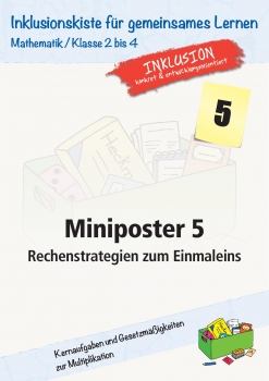 Jens Sonnenberg: Miniposter 5: Rechenstrategien zum Einmaleins