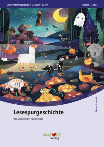 Marlen Brummel: Lesespurgeschichte - Gruselnacht im Kürbiswald