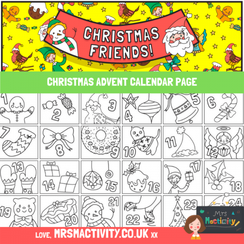 Mrs Mactivity: Adventskalender - Zahlen