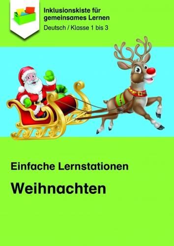Jens Sonnenberg : Einfache Lernstationen - Weihnachten Klasse 1– 3