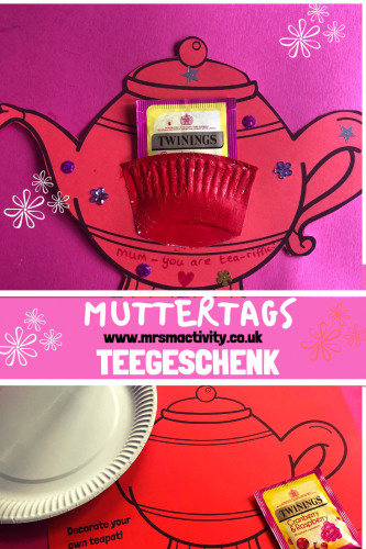 Mrs Mactivity: Muttertags-Teegeschenk - Kanne