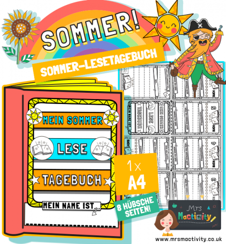 Mrs Mactivity: Mein Sommer Lesetagebuch s/w