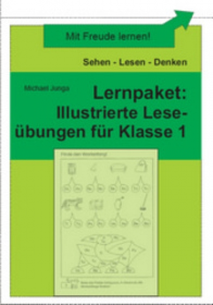 Michael Junga: Lernpaket Illustrierte Leseübungen für Klasse 1