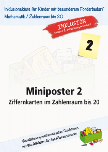 Jens Sonnenberg: Miniposter 2: Ziffernkarten im Zahlenraum bis 20