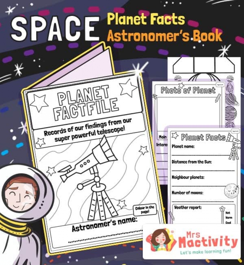 Mrs Mactivity: Planeten Steckbriefe (Heft)