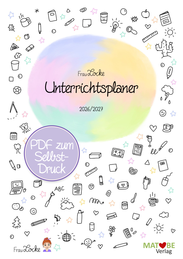 Nicole Trapp: Unterrichtsplaner 2026/2027 - A4 - zum Selbstdruck