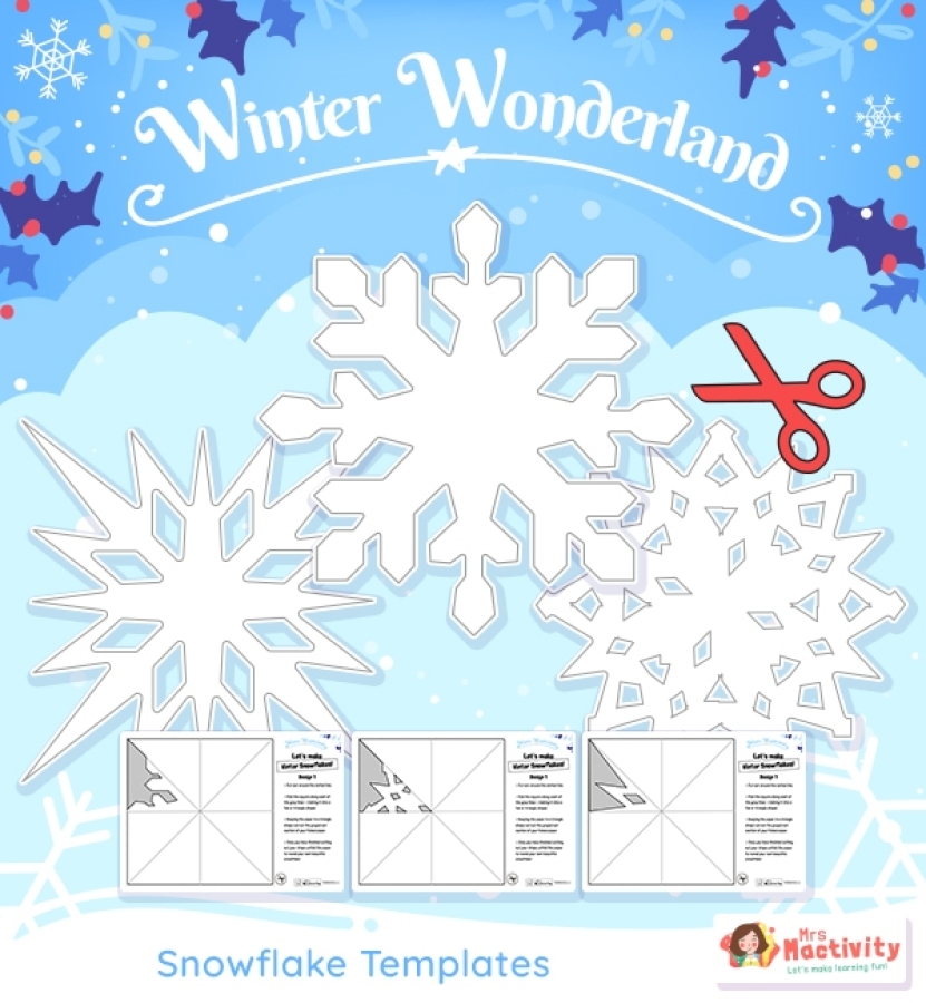 Mrs Mactivity: Schneeflocken