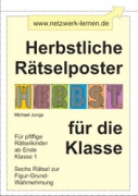 Michael Junga: Herbstliche Rätselposter für die Klasse