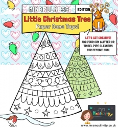 Mrs Mactivity: Weihnachtsbaumkegel (sw)