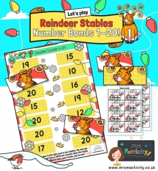 Mrs Mactivity: Rentier-Rechenspiel (Zahlen von 1-20)