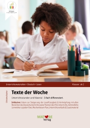 Christine Bucher: Texte der Woche - Unterrichtsstunden und 3-fach differenziertes Material