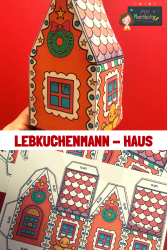 Mrs Mactivity: Blanko Lebkuchenhaus (sw)